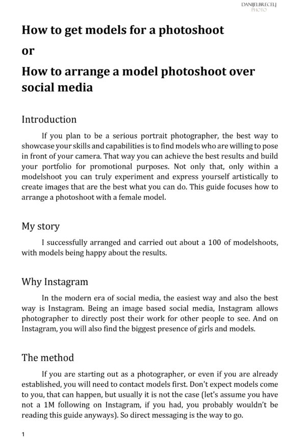 How to get models for a photoshoot - Image 2